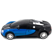 Машинка робот-трансформер Bugatti, робот машина бугатти Autobots Remote Control Car с пультом, синий