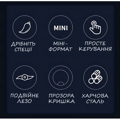 Кавомолка HBB-J300D для подрібнення зерен, спецій, з лезами з неіржавкої сталі, 3 режимами помелу, чорний - фото 8