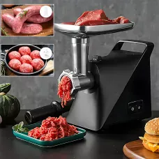 Мясорубка Rainberg RB-679 3000W с насадками для соковыжималки, кеббе и колбасок