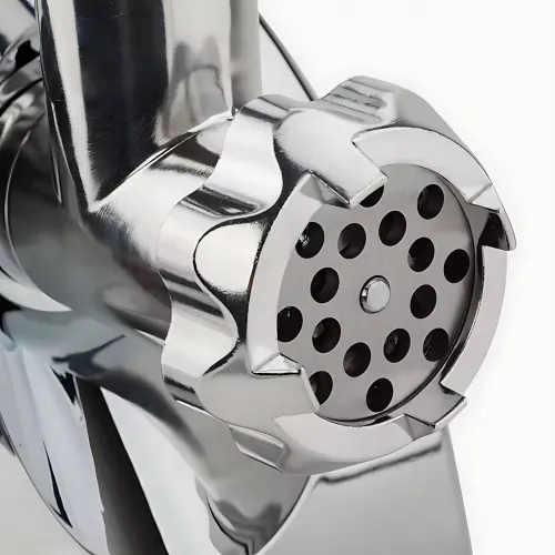 М'ясорубка Rainberg RB-675, 3800 Вт, з насадками для соку, кебе та 3 решітками, з функцією реверсу - фото 7