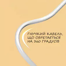 Настільна лампа К868 з підставкою для мобільного, канцелярії, з 3 режимами світла, USB-зарядкою