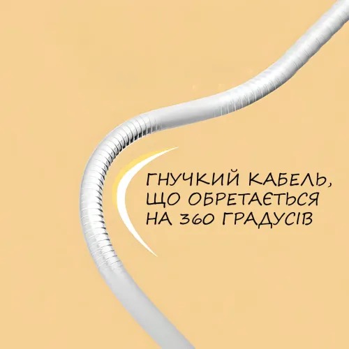 Настольная лампа К868 с подставкой для мобильного, канцелярии, с 3 режимами света, USB-зарядкой - фото 2