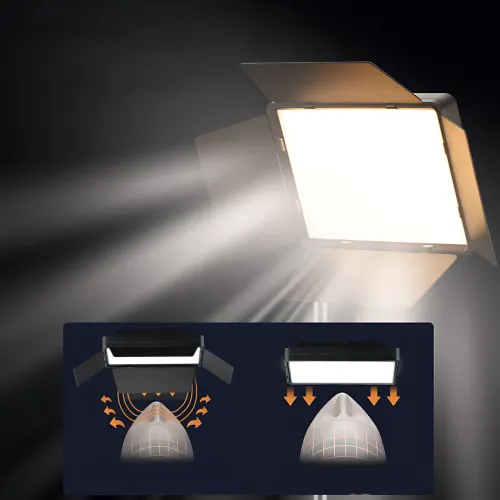 Світлодіодна лампа блогера, відеосвітло Camera light RL-900 c пультом 3000k-6500k - фото 4