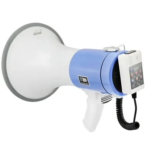Гучномовець MEGAPHONE ER 66, 12v, рупор UKC 50 Вт із регулюванням гучності, сиреною, записом звуку - фото 3