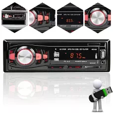 Автомагнітола MP3 JSD 308BT з підсвіткою, MP3/FM/USB/SD, магнітола 1DIN з якісним звуком в автомобіль