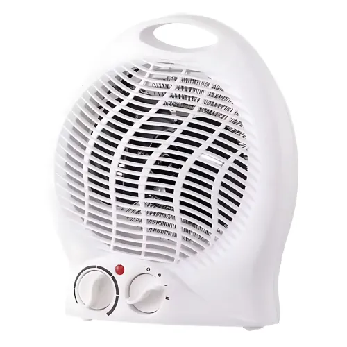 Дуйка Heater MS5902, тепловентелятор нагрівач Domotec до 20 м2, робота від розетки, потужність 2000 Вт, білий - фото 2