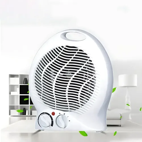 Дуйка Heater MS5902, тепловентелятор нагрівач Domotec до 20 м2, робота від розетки, потужність 2000 Вт, білий - фото 12