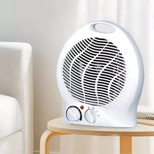 Дуйка Heater MS5902, тепловентелятор нагрівач Domotec до 20 м2, робота від розетки, потужність 2000 Вт, білий - фото 14