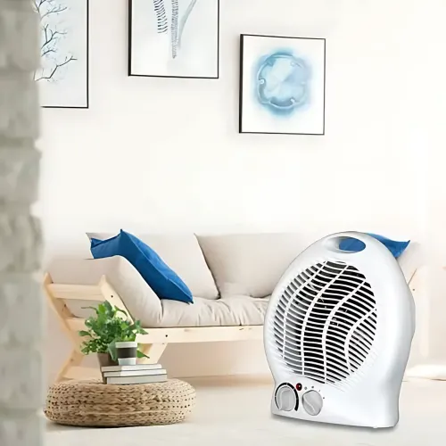 Дуйка Heater MS5902, тепловентелятор нагрівач Domotec до 20 м2, робота від розетки, потужність 2000 Вт, білий - фото 16