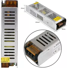 Адаптер 12V 35A METAL Long, імпульсний блок живлення — 300 W, пасивне охолодження, IP20