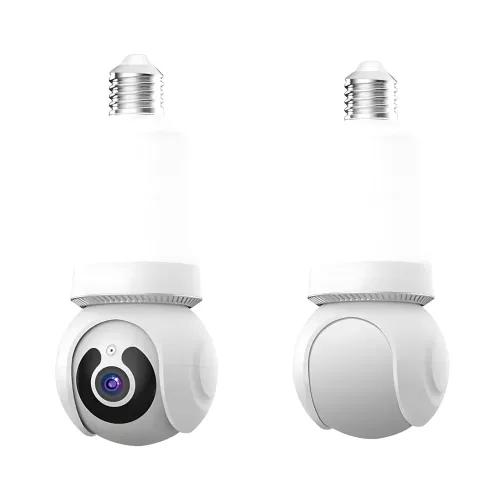 Wi-Fi камера в патрон E27, камера Panda Eyes Q26 з датчиком руху, лампою, нічним зніманням і мікрофоном - фото 2