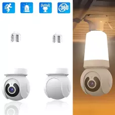 Wi-Fi камера в патрон E27, камера Panda Eyes Q26 з датчиком руху, лампою, нічним зніманням і мікрофоном