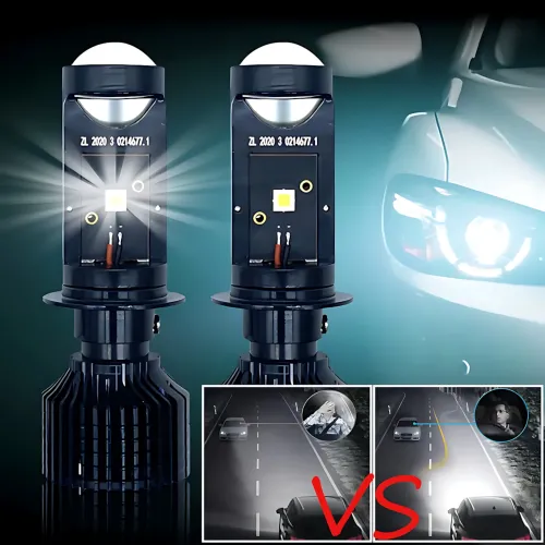 Світлодіодні автомобільні лампи, Авто Лід Лампи H7 Y10 Pro LED з лінзою