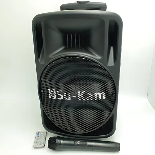 Портативна Bluetooth акустика Su-Kam BT100D акумуляторна 500 Вт із мікрофоном, пультом, 12v/220v - фото 2