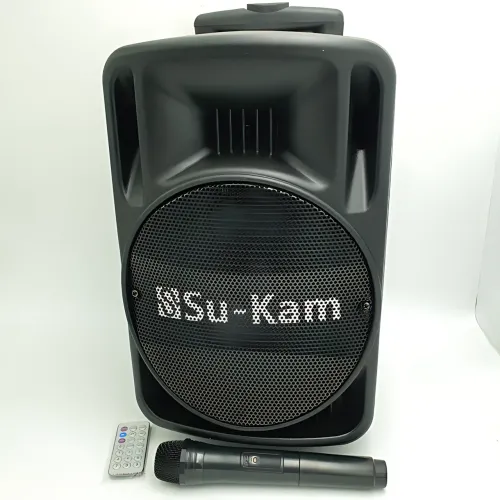 Портативная Bluetooth акустика Su-Kam BT100D аккумуляторная 500Вт с микрофоном, пультом, 12v\220v - фото 2