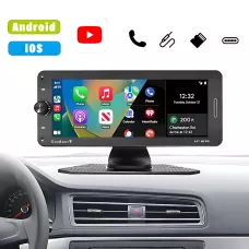 Портативный 7-дюймовый экран с Carplay, портативная стереосистема 601W в авто с и сенсорным экраном
