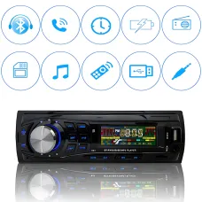 Автомагнітола MP3 JSD 306BT ISO зі знімною панеллю, 60Wx4, OEL-дисплей, трисмуговий органайзер, FM, AUX, RCA