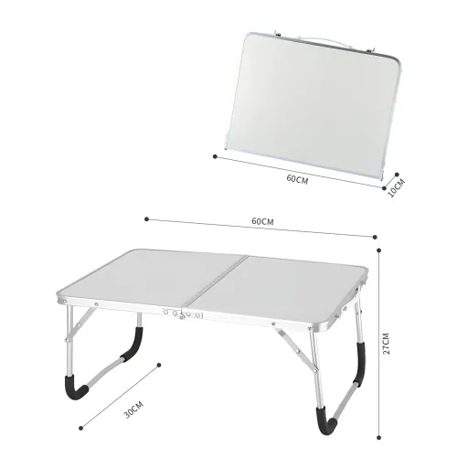 Складаний компактний стіл Folding table AND844-846 для ноутбука, пікніка, кемпінгу, білий - фото 14