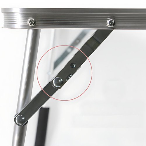 Складной компактный стол Folding table AND844-846 для ноутбука, пикника, кемпинга, белый - фото 3