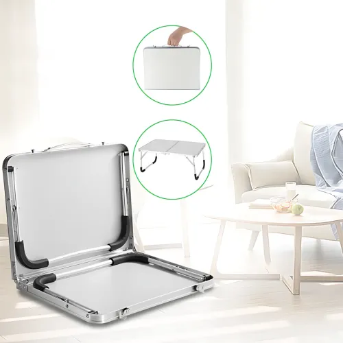 Складаний компактний стіл Folding table AND844-846 для ноутбука, пікніка, кемпінгу, білий - фото 16