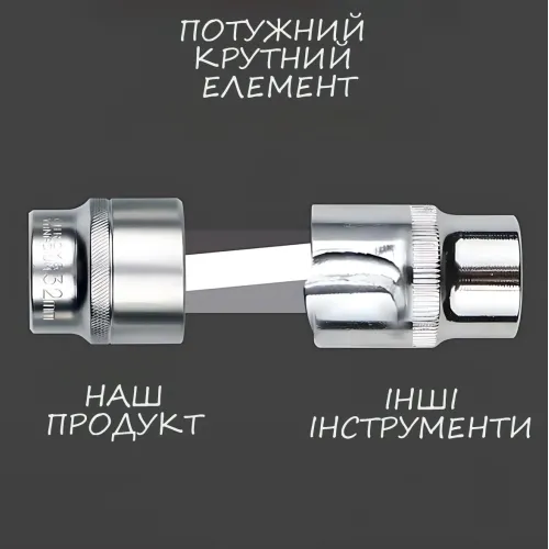 Набір інструментів 172 предмети, інструменти для автомобіля piece sleeve set AND ES-172 у пластиковому кейсі - фото 7