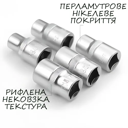 Набір інструментів 172 предмети, інструменти для автомобіля piece sleeve set AND ES-172 у пластиковому кейсі - фото 5