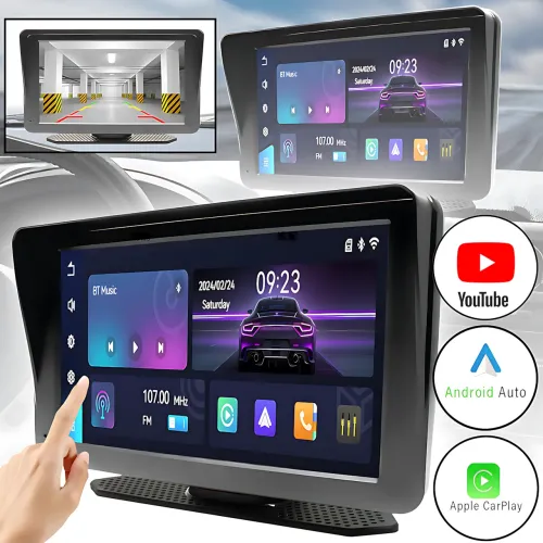 Бездротова автомобільна стереосистема Apple CarPlay 7 з портативним сенсорним екраном, Carplay 701W