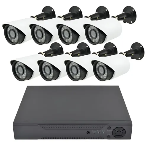Набір відеоспостереження DVR KIT 945, реєстратор + 8 камер, Gibrid, комплект вуличного/внутрішнього відеоспостереження - фото 2