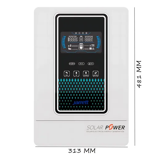 Гібридний інвертор Jarrett JAB-6.5KW, 48V, 150 A, 6500 Вт, 1 фаза, резервне живлення, ДБЖ, UPS - фото 14