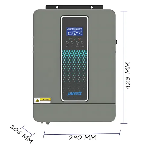 Гібридний інвертор Jarrett JARP-3.2KVA чиста синусоїда, 3000 W, 24 V, 1 фаза, 110 A, 6400 VA - фото 12