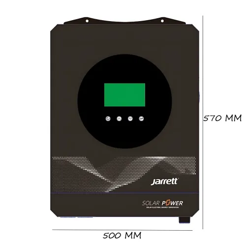Інвертор гібридний Jarrett SVM 6.2 KVA, 6500W, 48 V, 1 фаза, 120 А, 12,4 kVA, чиста синусоїда - фото 8