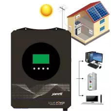 Інвертор гібридний Jarrett SVM 6.2 KVA, 6500W, 48 V, 1 фаза, 120 А, 12,4 kVA, чиста синусоїда