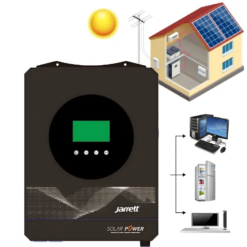Інвертор гібридний Jarrett SVM 6.2 KVA, 6500W, 48 V, 1 фаза, 120 А, 12,4 kVA, чиста синусоїда