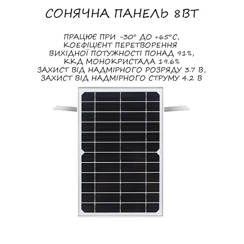 Вулична 4G-камера відеоспостереження TP4 3MP з SIM-карткою, PTZ, сонячною батареєю, двостороннім аудіо, ІЧ-діоди - фото 5