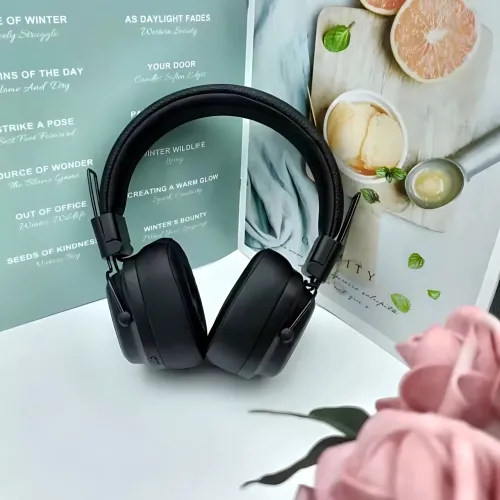 Навушники Marshall MDR BT: Bluetooth 5.1, 80+ годин роботи, бездротове заряджання, мікрофон, 40 мм, чорний - фото 9