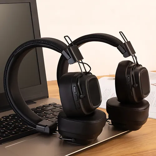 Навушники Marshall MDR BT: Bluetooth 5.1, 80+ годин роботи, бездротове заряджання, мікрофон, 40 мм, чорний - фото 8