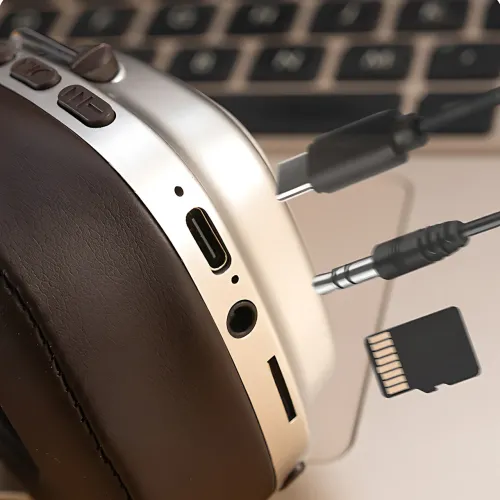 Навушники Marshall MDR BT: Bluetooth 5.1, 80+ годин роботи, бездротове заряджання, мікрофон, 40 мм, чорний - фото 6