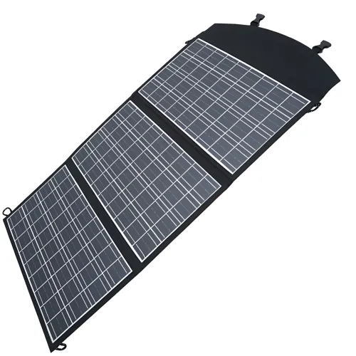 Складана Сонячна Панель 100W з трьома секціями, портативна сонячна панель із монокристалічною батареєю - фото 3