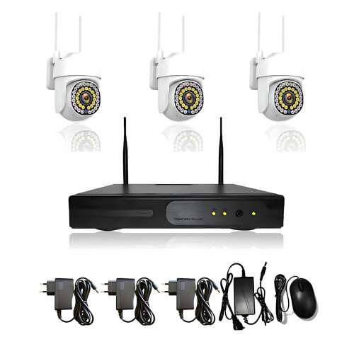 Комплект видеонаблюдения DVR KIT 7103, регистратор + 3 поворотные камеры - фото 6