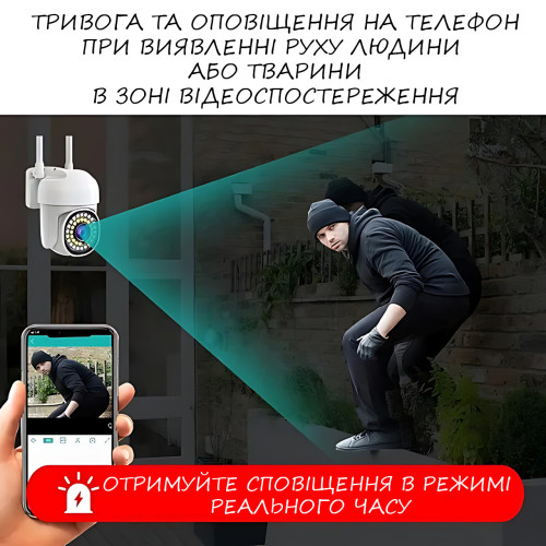 Комплект видеонаблюдения DVR KIT 7103, регистратор + 3 поворотные камеры - фото 7