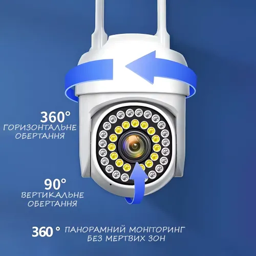 Комплект видеонаблюдения DVR KIT 7103, регистратор + 3 поворотные камеры - фото 17
