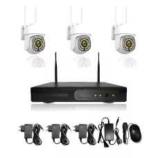 Комплект відеоспостереження DVR KIT 7103, реєстратор + 3 поворотні камери