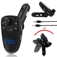 Трансмітер FM MOD M1BT, автомобільний FM-модулятор з Bluetooth і MP3, AUX