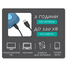 Аккумуляторная электробритва VGR V-362, 7500 об/мин, до 120 мин. работы, IPX6, плавающая головка, USB