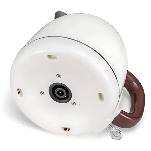 Электрочайник YD-1831, винтажный чайник мощностью 1800W, объемом 1.8 л с индикацией нагрева, бежевый - фото 6