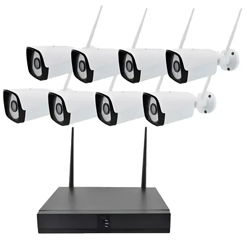 Домашній комплект відеоспостереження DVR KIT-6678 Wi-Fi, 8 камер, 1080P, IP67, нічне знімання, P2P, Cloud - фото 7