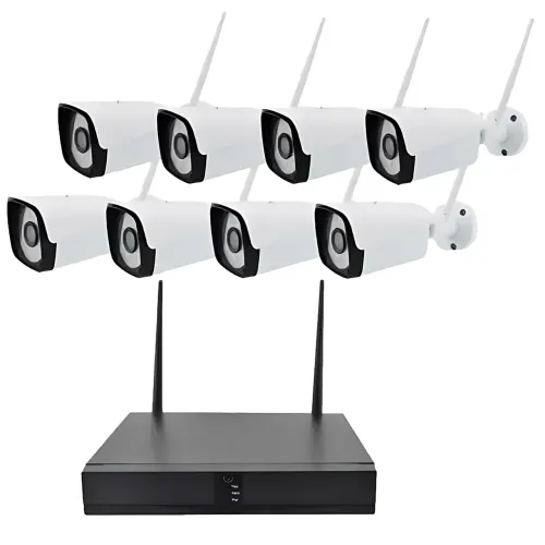 Домашній комплект відеоспостереження DVR KIT-6678 Wi-Fi, 8 камер, 1080P, IP67, нічне знімання, P2P, Cloud - фото 12