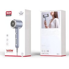 Инновационный фен XO CF2, Handheld Temperature Control Hair Dryer 1600W с контролером температуры и ионизацией