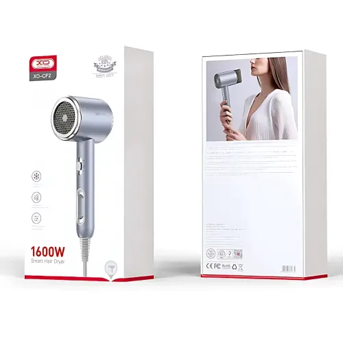 Инновационный фен XO CF2, Handheld Temperature Control Hair Dryer 1600W с контролером температуры и ионизацией - фото 16