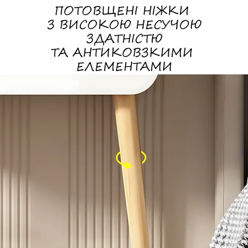 Стол макияжный с зеркалом диаметром 36 см, 2 шухлядки, 4 полочки, высота 120 см, белый - фото 8